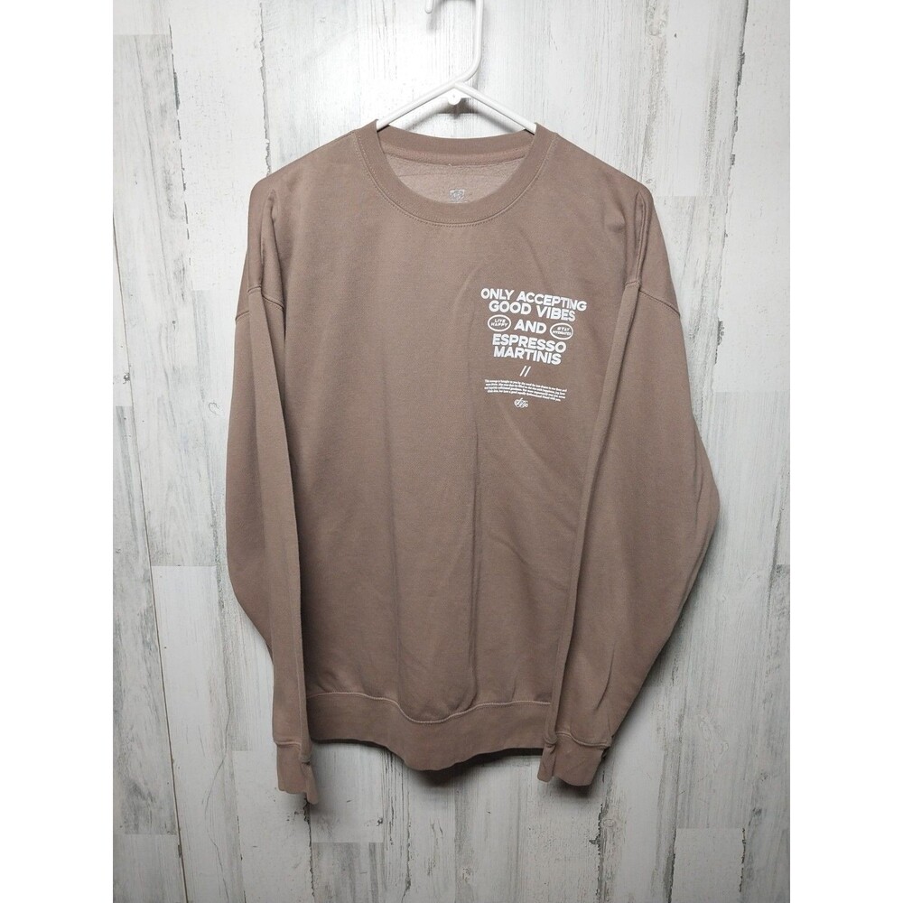 Southern Bliss Co Women’s Large Good Vibes And Espresso Martinis Sweatshirt